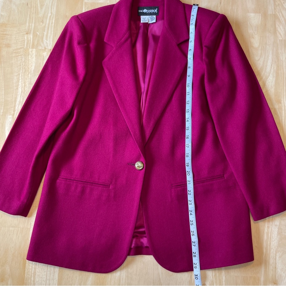 Sag Harbor Magenta Blazer - Picture 9 of 14